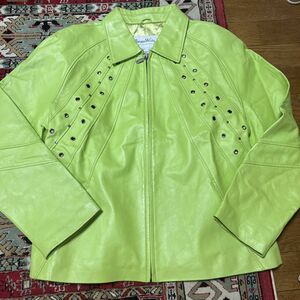 レザージャケット Genuine Leather（ジェニュイン・レザー） Pamela Mc Coy マスカット色