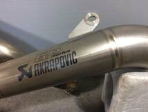 管理番号02409　AKRAPOVIC　アクラポビッチ　 GSX-R1000 K9　L0　L1 09-11　チタン　スリップオン　マフラー　サイレンサー_画像5