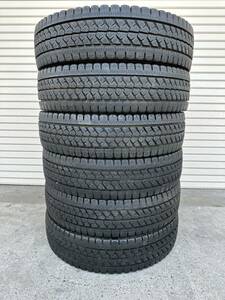 送料無料　BRIDGESTONE BLIZZAK W979 205/80R17.5 120/118L LT スタッドレス　18年6本セット