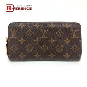 LOUIS VUITTON ルイヴィトン M60017 モノグラム ジッピーウォレット 旧型 長財布 モノグラムキャンバス ブラウン レディース【中古】