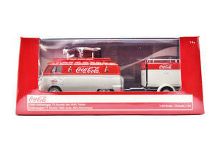 Motorcity Classics 1/43 Volkswagen フォルクスワーゲン VW T1 Kombi 1960 with Trailer Coca-Cola コカコーラ