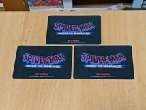 3枚セット 使用済み 映画 スパイダーマン アクロス・ザ・スパイダーバース ムビチケカード 一般 小人 前売り券半券 映画 大人 ジュニア_画像1