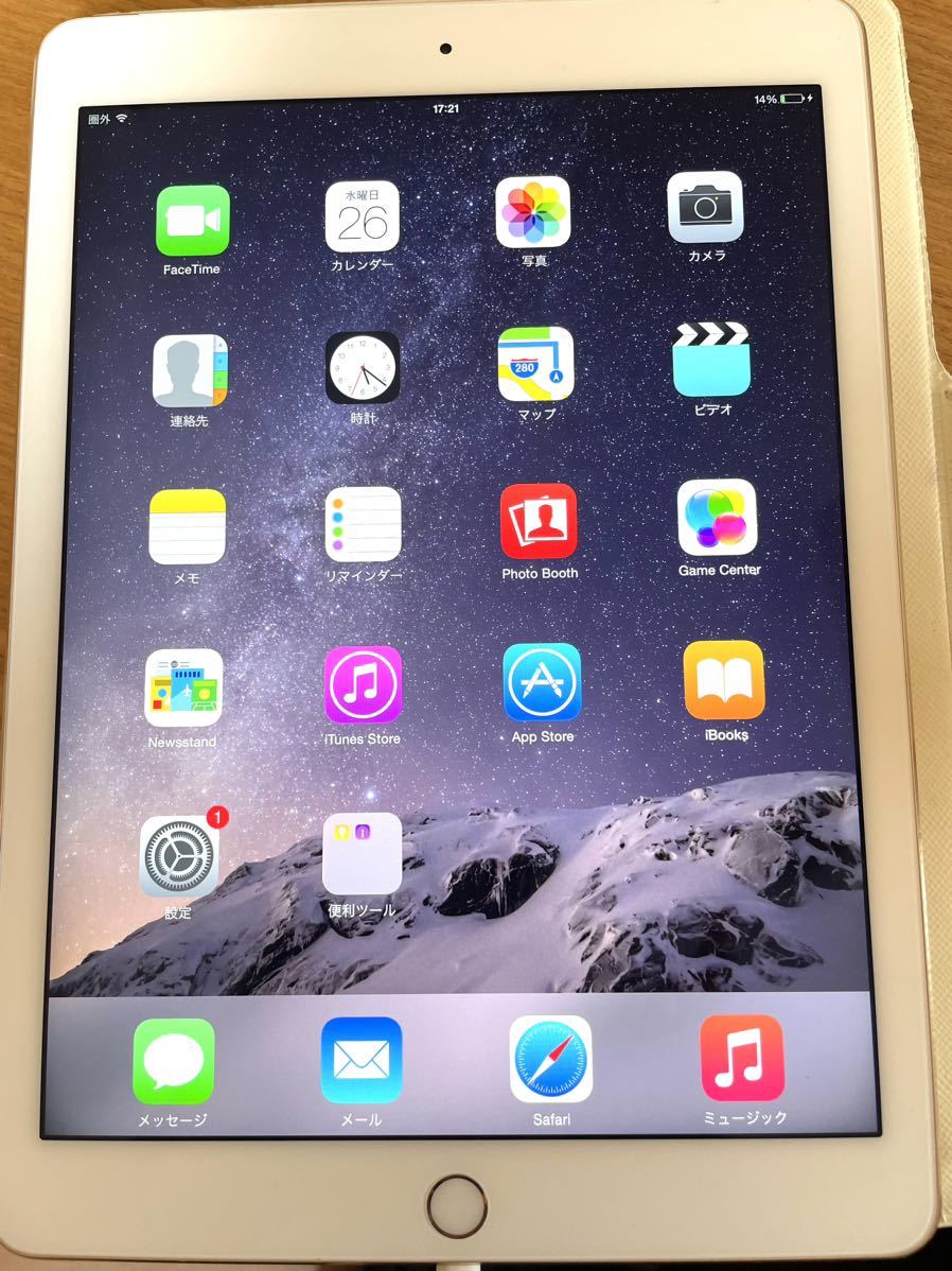 iPad Air 2 Wi-Fi + Cellular 64GB ゴールドApple MH172J/A docomo