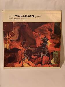 米　Pacific Records 黒銀囲み　深溝　Gerry Mulligan Quartet Featuring Chet Baker Gerry Mulligan Quartet　PJ-1207