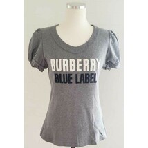 BURBERRY BLUE LABEL　バーバリーブルーレーベル　パフスリーブ　トップス　Tシャツ　グレー　38　M　美品　人気　完売　春　夏 サマー　_画像2