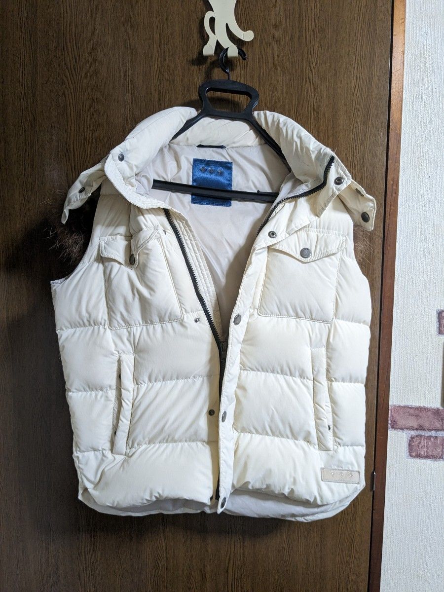 美品 TATRAS タトラス スタンドカラー ミディアム丈 ダウンベスト