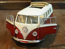 【ワーゲンバスのミニカー】Volkswagenキャンバストップ玩具おもちゃコレクションインテリア自動車ビートルレトロ_画像2