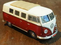 【ワーゲンバスのミニカー】Volkswagenキャンバストップ玩具おもちゃコレクションインテリア自動車ビートルレトロ_画像4