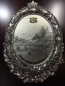 テニス 関係品 優勝 楯 JTA チャンピオンシップ Championships JAPAN TENNIS ASSOCIATION 日本テニス協会 珍品 美品 木に銀色のオブジェ