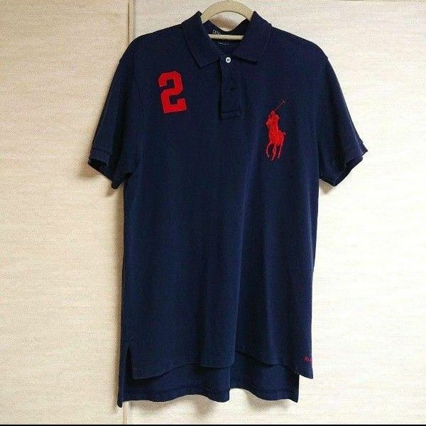 【美品】RALPH LAUREN ポロラルフローレン半袖ポロシャツ ビッグポニー