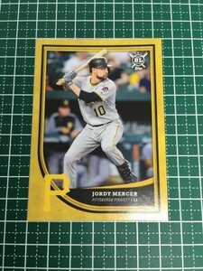 即決のみ！★TOPPS MLB 2018 BIG LEAGUE #43 ジョーディー・マーサー（JORDY MERCER）【ピッツバーグ・パイレーツ】ゴールドパラレル 18★