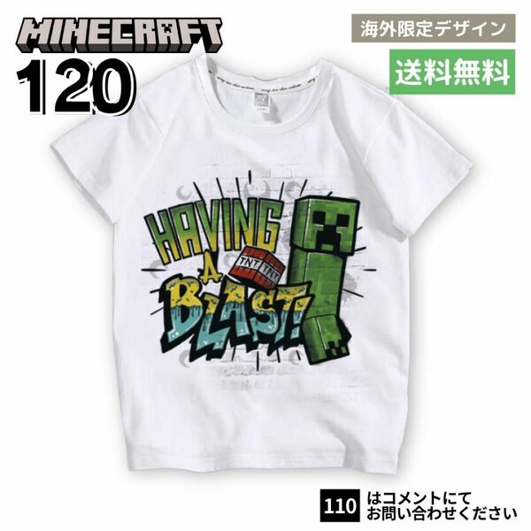 【日本未発売】数量限定入荷かぶらないマインクラフト半袖Tシャツ マイクラ　男の子 女の子 クリーパー