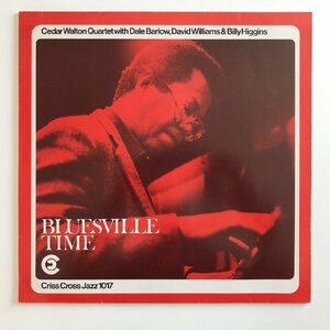 LP/ CEDAR WALTON QUARTET / BLUESVILLE TIME / 直輸入EEC盤 澤野商会 CRISS CROSS CRISS1017 30628