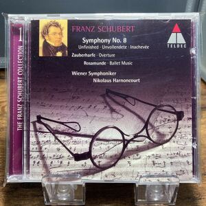 ☆中古CD☆ SCHUBERT：SYMPHONY No．8 ・ZAUBERHARFE・ROSAMUNDE WIENER PHILHARMONIKER・HARNONCORT