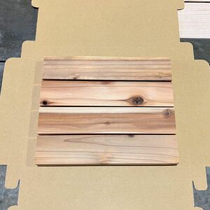 木材端材　国産杉　無垢材　5×25cm　長方形　木工DIYや工作に