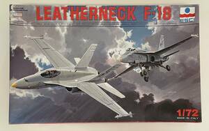 送料350円〜 希少 名作 当時物 中袋未開封 未組立品 ESCI エッシー 1/72 F-18 ホーネット LEATHERECK アメリカ海軍/海兵隊 プラモデル