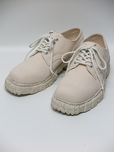 SALE30%OFF/Maison MIHARA YASUHIRO・メゾン ミハラヤスヒロ/PAST sole Canvas Shoes/WHT・40