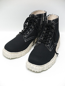 SALE30%OFF/Maison MIHARA YASUHIRO・メゾン ミハラヤスヒロ/PAST sole Canvas Boots/BLK・40