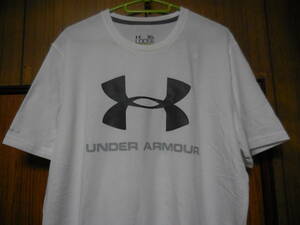 UNDER　ARMOUR　アンダーアーマー　Tシャツ　白　ビッグロゴ　XL