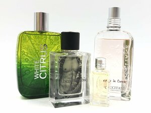 1スタ 香水まとめ 4点セット ロクシタン チェリーブロッサム バーベナ Abercrombie&Fitch WOODS Bath & Body Works White Citrus for Me