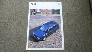 # Golf CLi CL Diesel GLi VR6 catalog # Japanese edition 