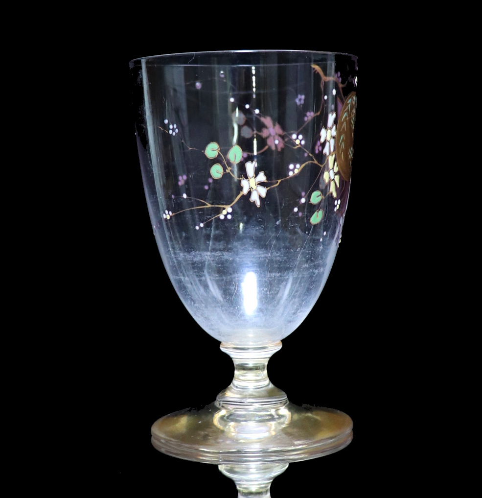 オールド・バカラ (BACCARAT) 1878年頃 金彩 エナメル彩 ラスター彩