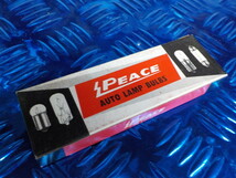 D253●〇(36)新品未使用 　PEACE　電球　バルブ　ウェッジ球　6V3W　T-10　10コ　SET　5-7/6（ま）4_画像4