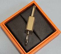 エルメス HERMES クロシェット KEY パドロック 鍵 ゴールド カデナ, シルバーキー 104 南京錠 バーキン ケリー ボリード かぎ　カギ_画像6