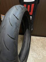 中古MCタイヤ BRIDGESTONE BATTLAX S21 120/70ZR17 ブリヂストン バトラックス ハイパースポーツ 120 70 17 0519 A2504_画像4