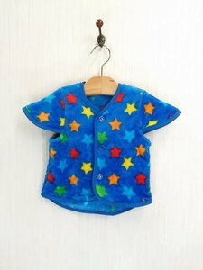 KU0047 0 free shipping old clothes star pattern boa ground .... size 80cm blue baby man part shop put on nightwear warm chilling prevention sleeve attaching sleeper 