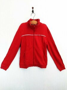 KU0537 0 free shipping old clothes COMME CA DU MODE Comme Ca Du Mode Kids outer jersey size 160A red red cotton 100% brand Logo 