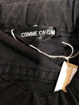 KU0595 ○送料無料 古着 COMME CA ISM コムサイズム キッズ ひざ丈 パンツ サイズ90cm ブラック ワンポイントタグ ベーシック 男女兼用_画像10