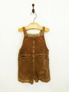 KU0985 0 free shipping old clothes COMME CA DU MODE Comme Ca Du Mode rompers size 90cm tea color Camel corduroy 