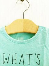 KU1187 ○送料無料 古着 baby Gap ベビーギャップ キッズ 長袖 ロンパース サイズ90cm 水色 綿100% スナップボタン 着せやすい_画像5