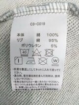 LU0530 ○送料無料 古着 Champion チャンピオン レディース トレーナー Mサイズ グレー ブランド ロゴ シンプル コットン 着回し 定番_画像7