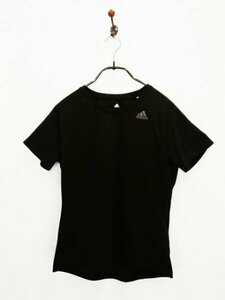 LU0596 ○送料無料 古着 adidas アディダス レディース スポーツ Tシャツ Mサイズ 薄手 軽量 メッシュ加工 ブランド ロゴ シンプル