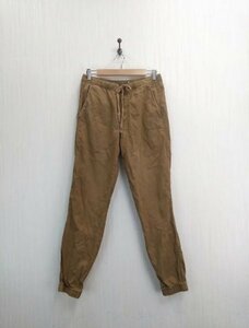 LU0553 ○送料無料 古着 GAP ギャップ メンズ ジョガー パンツ XSサイズ キャメル ウエストゴム ロングシーズン カジュアル ストレッチ