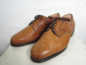 EDWARD GREEN Edward Green plain tu wrinkle leather dress shoes 8 1/2 27cm Camel 