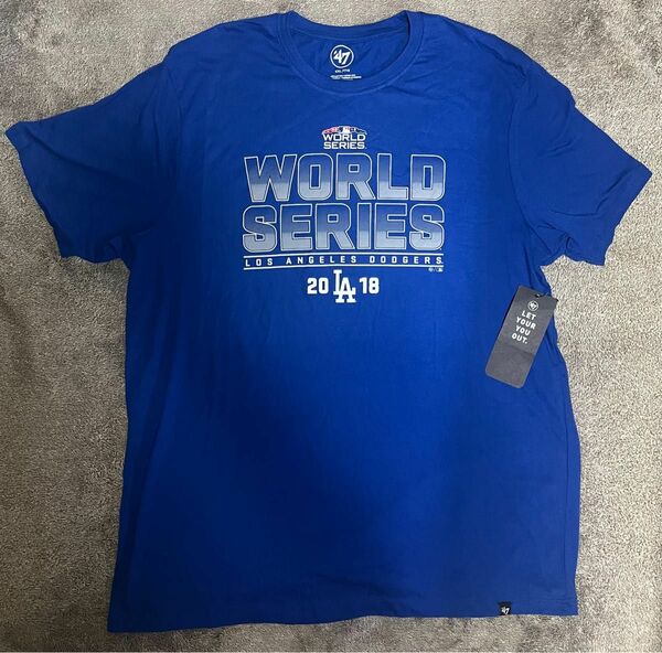 ドジャース ワールドシリーズ2018 Tシャツ フォーティーセブン MLB タグ付き