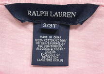 ラルフローレン USA企画 ガールズ 3歳 カットソー Ralph Lauren　　 キッズ ロンT ワンポイント 長袖Tシャツ アメリカ企画 石瀬5366_画像5