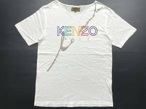 美品 ケンゾーゴルフ KENZO GOLF ビッグロゴ デカロゴ Tシャツ　　カットソー ハイクオリティー 日本製 石瀬5409