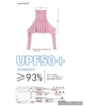 新品☆定価3,980円 グレー色 フリーサイズ☆着るだけ UVカット 長袖ポンチョ シルク アウター レディース ボレロ 紫外線対策 日焼け対策_画像9