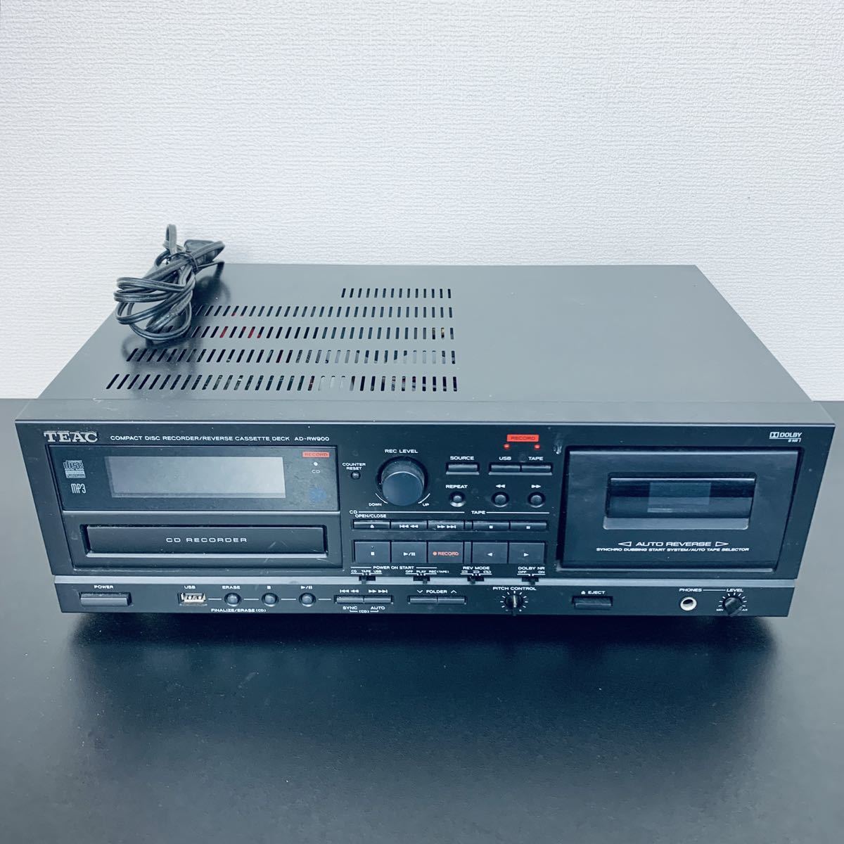 TEAC AD-RW900 CD/カセットレコーダー ブラック ティアック | JChere