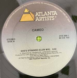 HIPHOP sampling soul record ヒップホップ　サンプリング　ソウル　レコード　Cameo / She's Strange (12 Inch) 1984