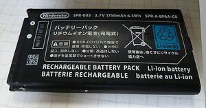 [ free shipping ]NINTENDO genuine products 3DSLL battery SPR-003 Nintendo 3DS LL 3DSLL battery battery pack junk 