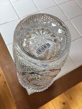 ヨーロッパWo アンティーク フランス製 高級 クリスタル フラワー グラス 花瓶_画像4
