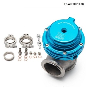 **[38%OFF!!EPMAN!!] 38mm waist gate flange turbo supercharger turbo manifold blue **