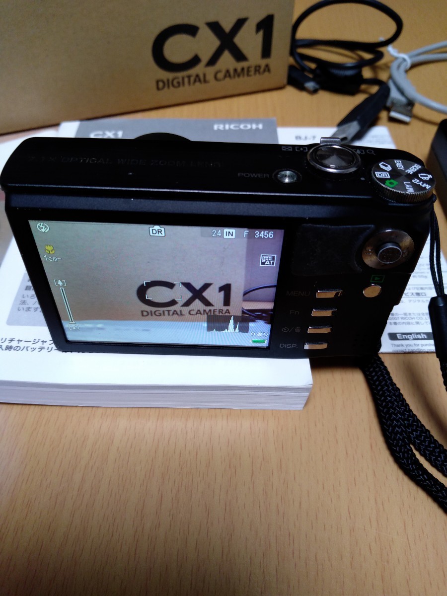 RICOH リコー デジタルカメラ CX-1 簡易動作確認済み 箱 説明書