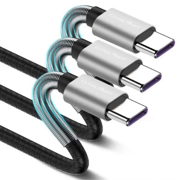 CyvenSmart USB Cケーブル 3.0 高速充電 2本入り