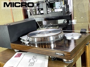 MICRO BL-91 turntable MK-91V adsorption modified kit specification RV-1090 pump /A1201 base / transportation screw etc. attached our company maintenance / adjusted goods Audio Station